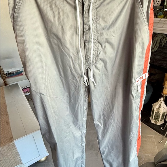 Unisex Gray and Orange NikeTrack/ Windbreaker Pants - Picture 1 of 1